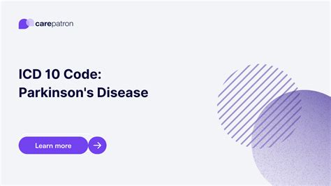 parkinson's disease icd 10 code 2023